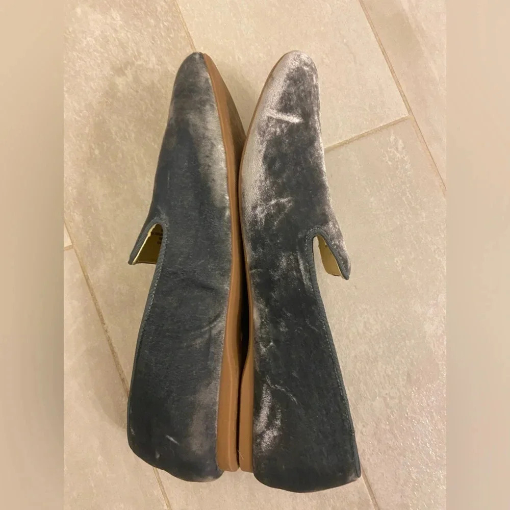Birdies The Starling Shoes Velvet Grey Size 12 - Picture 6 of 8